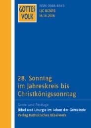 Cover von Gottes Volk Lesejahr C 8/2016