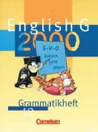 Cover von English G 2000, Grammatikheft zu English G 2000, A/B/D 1 und 2