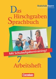 Cover von Das Hirschgraben Sprachbuch - Ausgabe für die sechsstufige Realschule in Bayern
