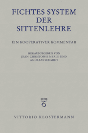 Cover von Fichtes System der Sittenlehre