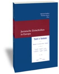 Cover von Juristische Zeitschriften in Europa