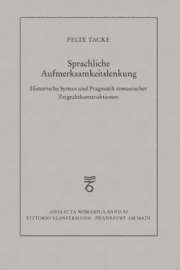 Cover von Sprachliche Aufmerksamkeitslenkung