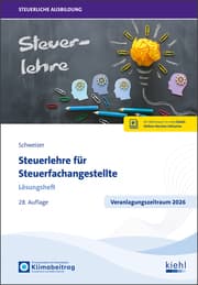 Cover von Steuerlehre für Steuerfachangestellte - Lösungsheft