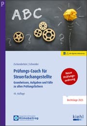 Cover von Prüfungs-Coach für Steuerfachangestellte