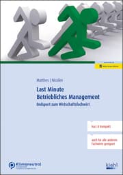 Cover von Last Minute Betriebliches Management