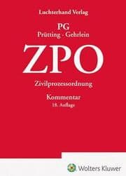 Cover von ZPO Kommentar