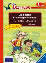 Cover von Die besten Erstlesegeschichten für Jungs und Mädchen 1. Klasse mit toller Zaubertafel