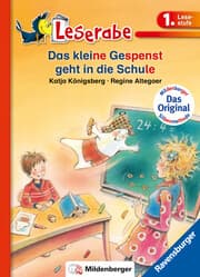 Cover von Leserabe mit Mildenberger Silbenmethode - Das kleine Gespenst geht in die Schule