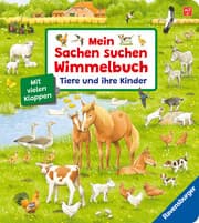 Cover von Mein Sachen suchen Wimmelbuch: Tiere und ihre Kinder