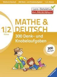 Cover von Mathe und Deutsch: 300 Denk- und Knobelaufgaben