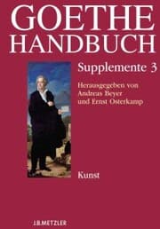 Cover von Goethe-Handbuch Supplemente