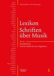 Cover von Lexikon Schriften über Musik 1