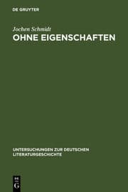 Cover von Ohne Eigenschaften