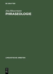 Cover von Phraseologie