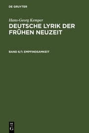 Cover von Empfindsamkeit