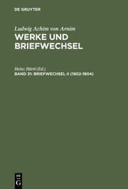 Cover von Briefwechsel II (1802-1804)