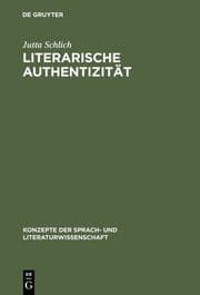 Cover von Literarische Authentizität