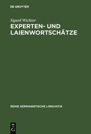 Cover von Experten- und Laienwortschätze