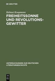 Cover von Freiheitssonne und Revolutionsgewitter