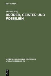 Cover von Brüder, Geister und Fossilien