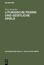 Cover von Liturgische Feiern und geistliche Spiele
