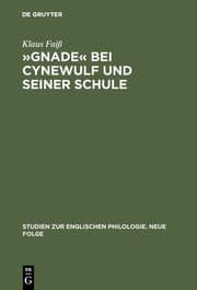 Cover von 'Gnade' bei Cynewulf und seiner Schule