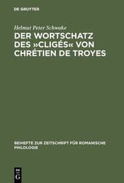 Cover von Der Wortschatz des 'Cligés' von Chrétien de Troyes
