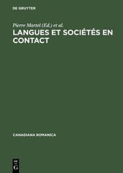 Cover von Langues et sociétés en contact