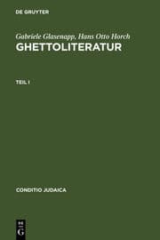 Cover von Ghettoliteratur