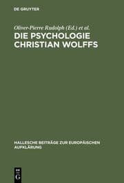 Cover von Die Psychologie Christian Wolffs
