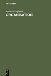 Cover von Organisation