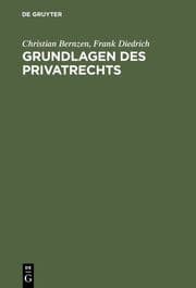 Cover von Grundlagen des Privatrechts