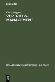 Cover von Vertriebsmanagement