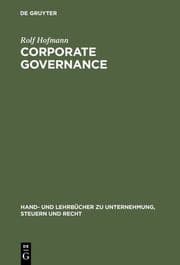 Cover von Corporate Government