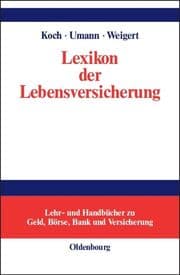 Cover von Lexikon der Lebensversicherung