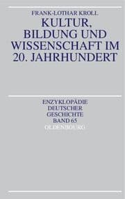 Cover von Kultur, Bildung und Wissenschaft im 20.Jahrhundert