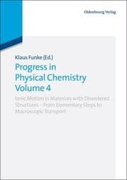 Cover von Progress in Physical Chemistry 4