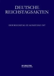 Cover von Der Reichstag zu Konstanz 1507