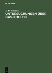 Cover von Untersuchungen über Gas-Kohlen