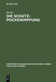 Cover von Die Schutzpockenimpfung