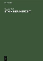 Cover von Ethik der Neuzeit