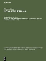 Cover von Die Keplerbriefe auf der Nationalbibliothek und auf der Sternwarte in Paris