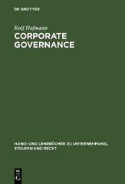 Cover von Corporate Governance