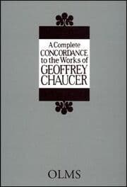 Cover von A Complete Concordance to the Works of Geoffrey Chaucer