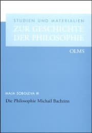 Cover von Die Philosophie Michail Bachtins