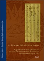 Cover von ' to rescue the science of music'