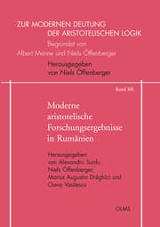 Cover von Moderne aristotelische Forschungsergebnisse in Rumänien