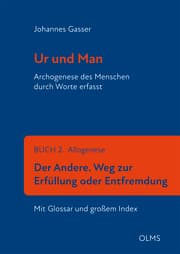 Cover von Ur und Man. Archogenese des Menschen durch Worte erfasst