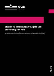 Cover von Studien zu Benennungsprinzipien und Benennungsmotiven