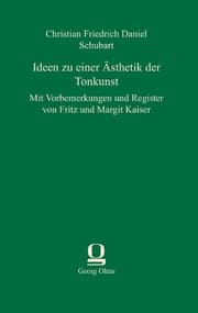 Cover von Ideen zu einer Ästhetik der Tonkunst